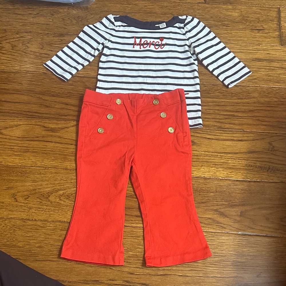 Janie and Jack 2 piece set